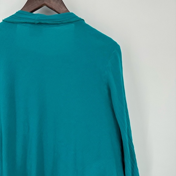 Oh My Gauze! Cardigan Top Set Layered Lagenlook Blue Resort Cruise Size 2 Large - Picture 6 of 10